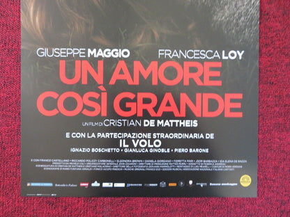 UN AMORE COSI GRANDE ITALIAN LOCANDINA (26.5"x12.5") POSTER GIUSEPPE MAGGIO '18 Rendezvous Cinema Movie posters