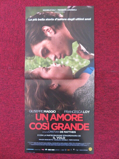 UN AMORE COSI GRANDE ITALIAN LOCANDINA (26.5"x12.5") POSTER GIUSEPPE MAGGIO '18 Rendezvous Cinema Movie posters