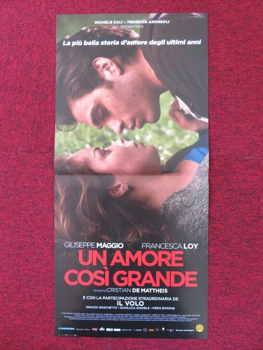 UN AMORE COSI GRANDE ITALIAN LOCANDINA (26.5"x12.5") POSTER GIUSEPPE MAGGIO '18 Rendezvous Cinema Movie posters
