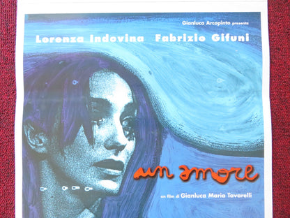 UN AMORE ITALIAN LOCANDINA POSTER LORENZA INDOVINA FABRIZIO GIFUNI 1999 Rendezvous Cinema Movie posters