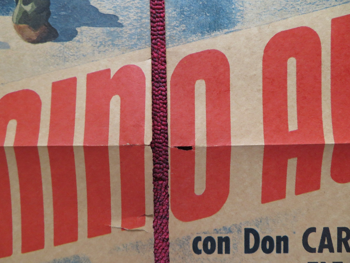 UN CAMINO AL CIELO FOLDED MEXICAN POSTER GERADO REYES JUAN GALLARDO 1975 Rendezvous Cinema Movie posters