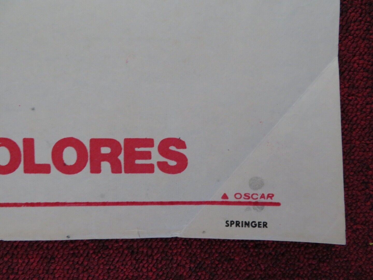 UN CASO DI COSCIENZA FOLDED ARGENTINA ONE SHEET POSTER LANDO BUZZANCA 1970 Movie posters