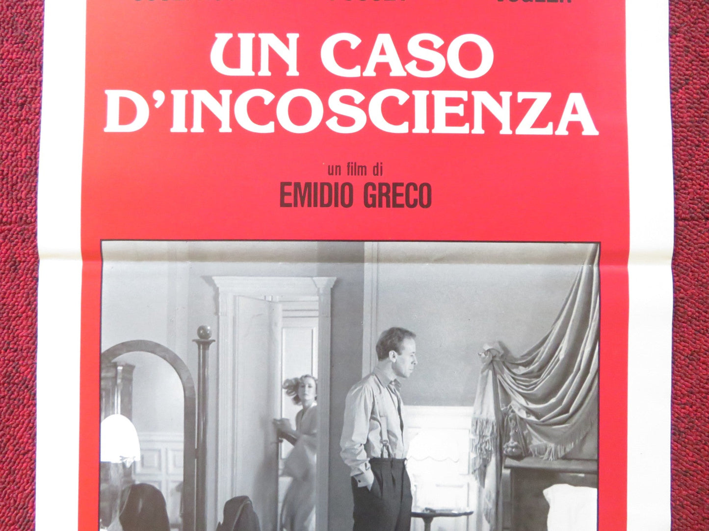 UN CASO D'INCOSCIENZA ITALIAN LOCANDINA POSTER ERLAND JOSEPHSON B. FOSSEY 1988 Rendezvous Cinema Movie posters