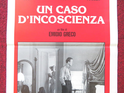 UN CASO D'INCOSCIENZA ITALIAN LOCANDINA POSTER ERLAND JOSEPHSON B. FOSSEY 1988 Rendezvous Cinema Movie posters