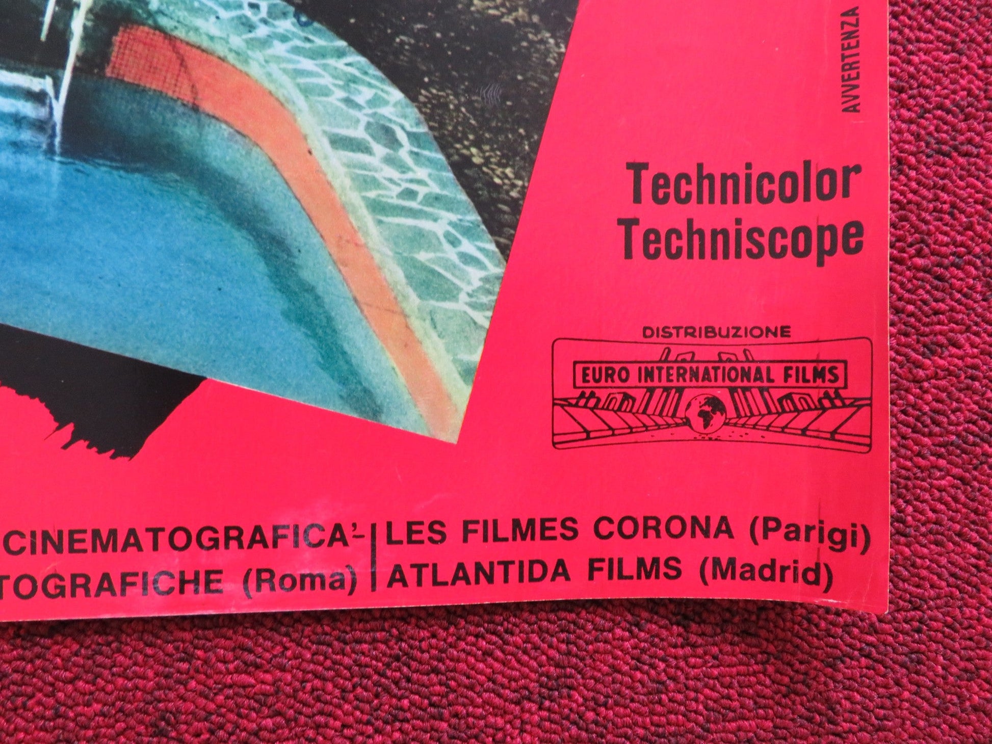 UN COLPO DA MILLE MILIARDI ITALIAN FOTOBUSTA POSTER RIK VAN NUTTER 1966 Rendezvous Cinema Movie posters