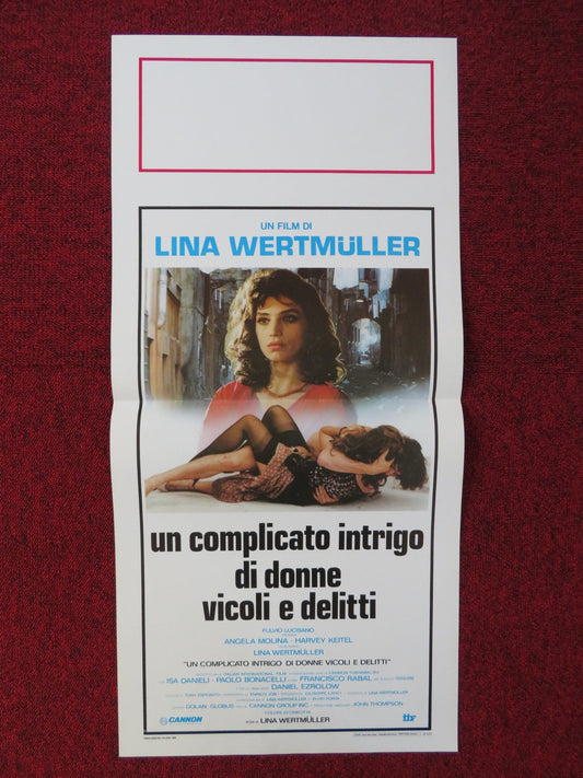 UN COMPLICATO INTRIGO DI DONNE VICOLI E DELITTI ITALIAN LOCANDINA POSTER 1986 Rendezvous Cinema Movie posters