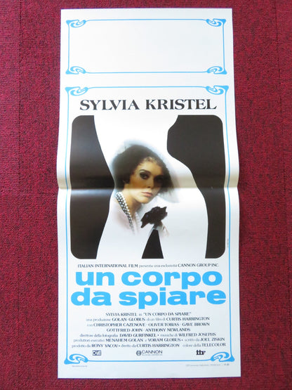 UN CORPO DA SPIARE ITALIAN LOCANDINA POSTER CANNON SYLVIA KRISTEL 1985 Rendezvous Cinema Movie posters