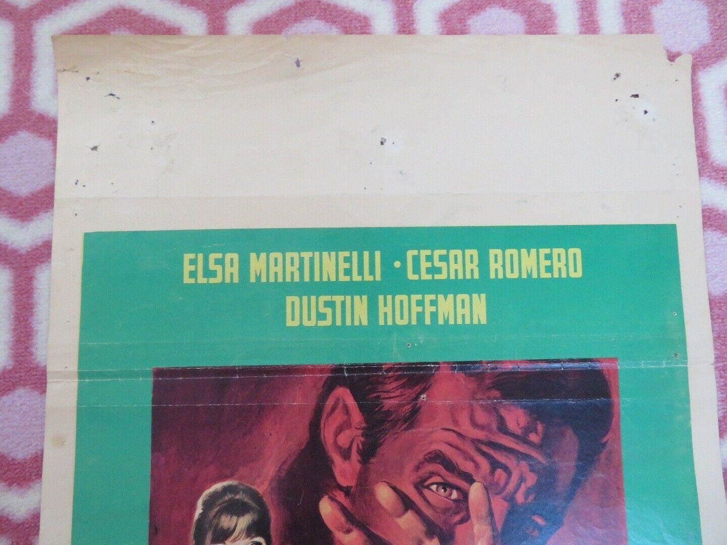 UN DOLLARO PER 7 VIGLIACCHI ITALIAN LOCANDINA (27.5" x 13") POSTER 1968 Movie posters