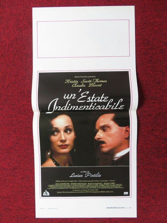 UN ESTATE INDIMENTICABILE ITALIAN LOCANDINA (27.5"x12.5") POSTER C BLEONT 1995 Movie posters