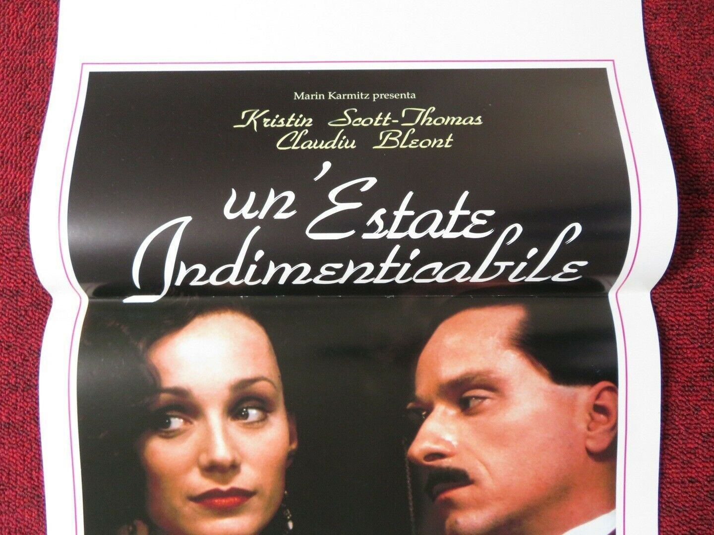 UN ESTATE INDIMENTICABILE ITALIAN LOCANDINA (27.5"x12.5") POSTER C BLEONT 1995 Movie posters