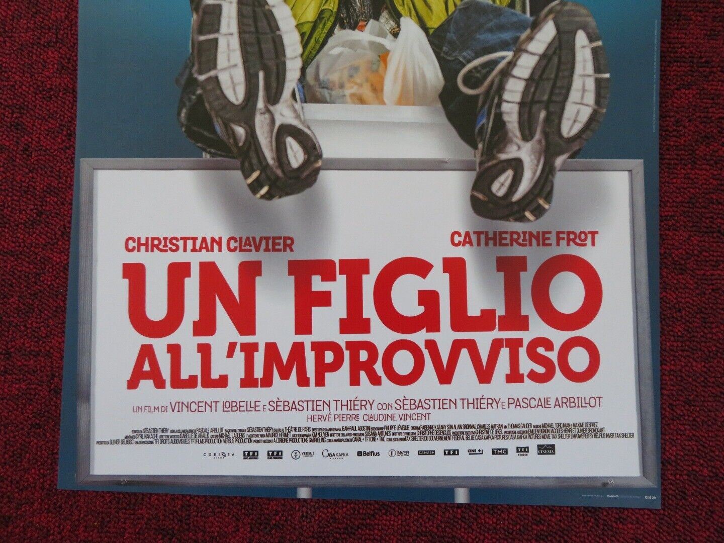 UN FIGLIO ALL'IMPROVVISO ITALIAN LOCANDINA (26.5"x12.5") POSTER C CLAVIER 2017 Rendezvous Cinema Movie posters