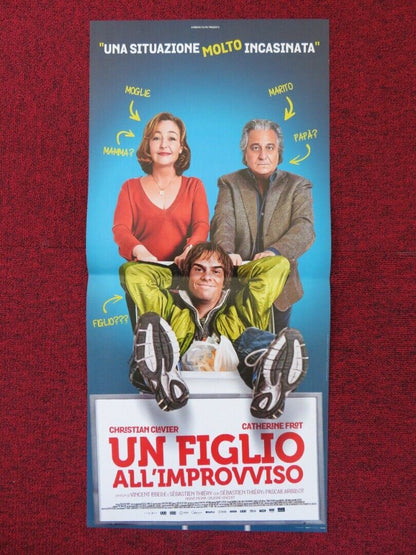 UN FIGLIO ALL'IMPROVVISO ITALIAN LOCANDINA (26.5"x12.5") POSTER C CLAVIER 2017 Rendezvous Cinema Movie posters