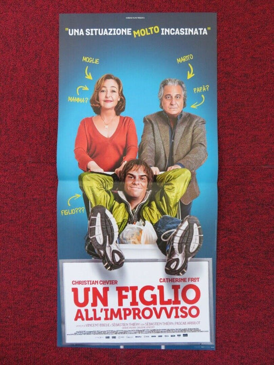 UN FIGLIO ALL'IMPROVVISO ITALIAN LOCANDINA (26.5"x12.5") POSTER C CLAVIER 2017 Rendezvous Cinema Movie posters