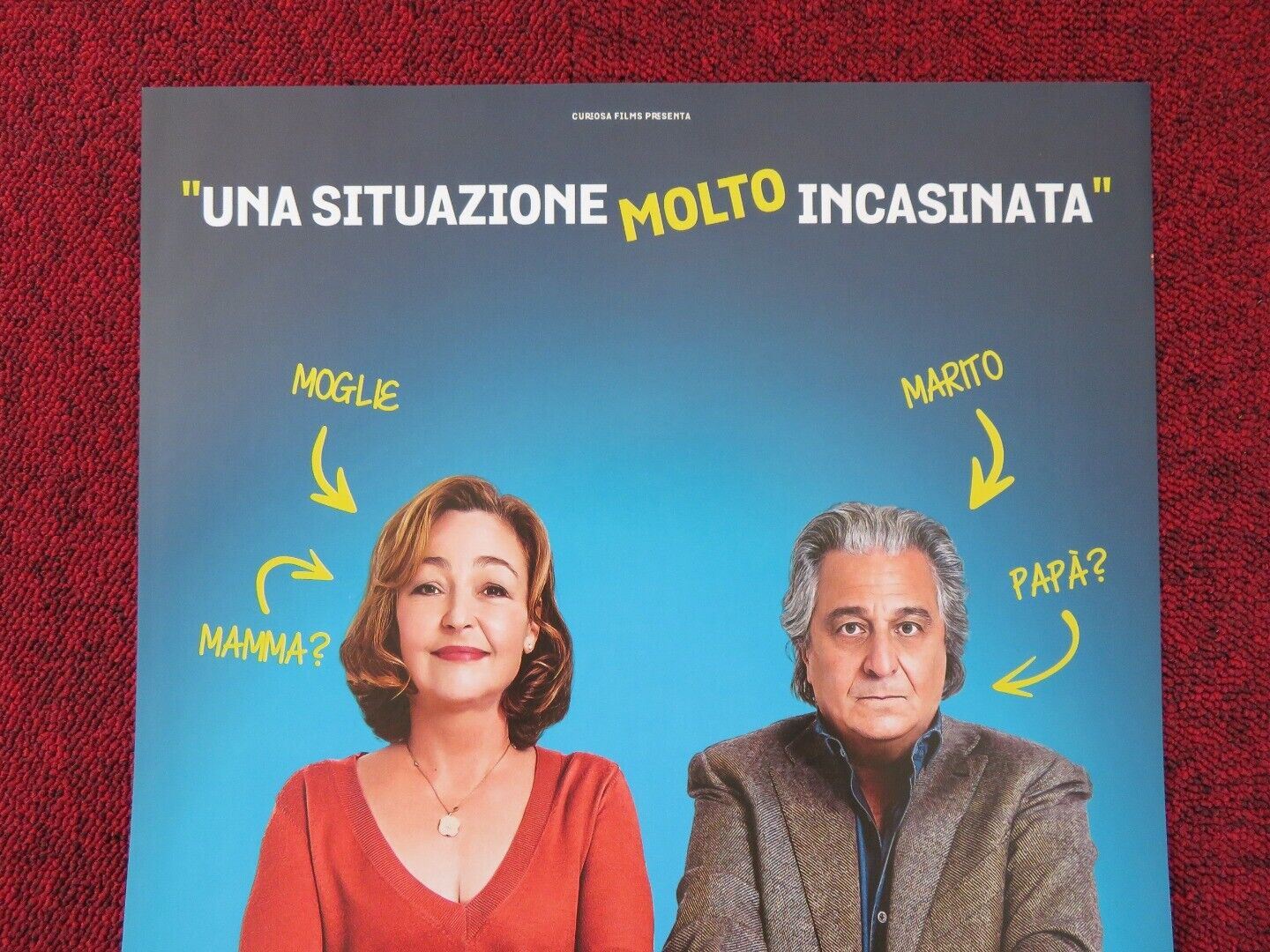 UN FIGLIO ALL'IMPROVVISO ITALIAN LOCANDINA (26.5"x12.5") POSTER C CLAVIER 2017 Rendezvous Cinema Movie posters