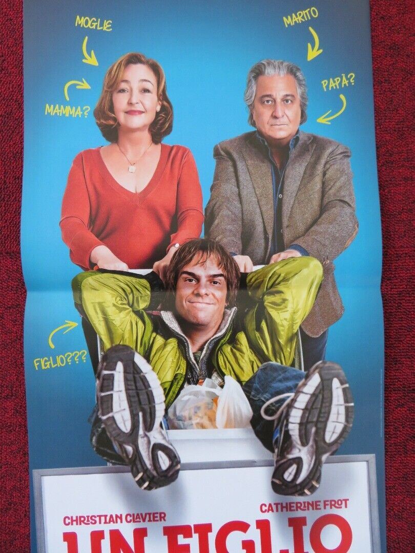UN FIGLIO ALL'IMPROVVISO ITALIAN LOCANDINA (26.5"x12.5") POSTER C CLAVIER 2017 Rendezvous Cinema Movie posters