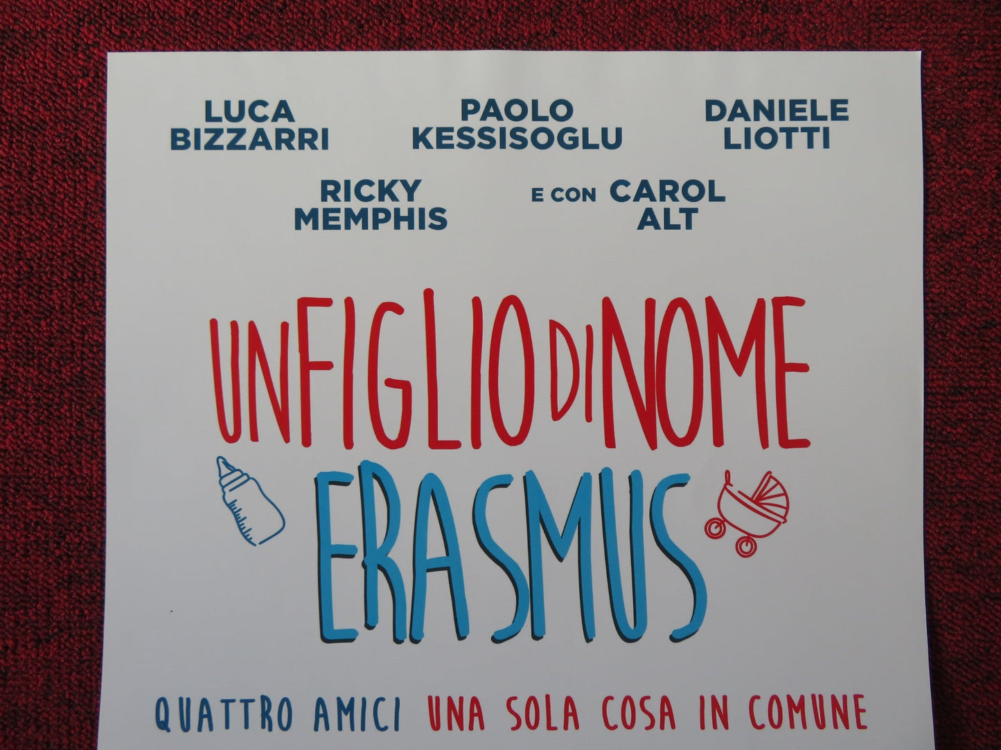 UN FIGLIO DI NOME ERASMUS ITALIAN LOCANDINA POSTER LUCA BIZZARRI 2020 Rendezvous Cinema Movie posters