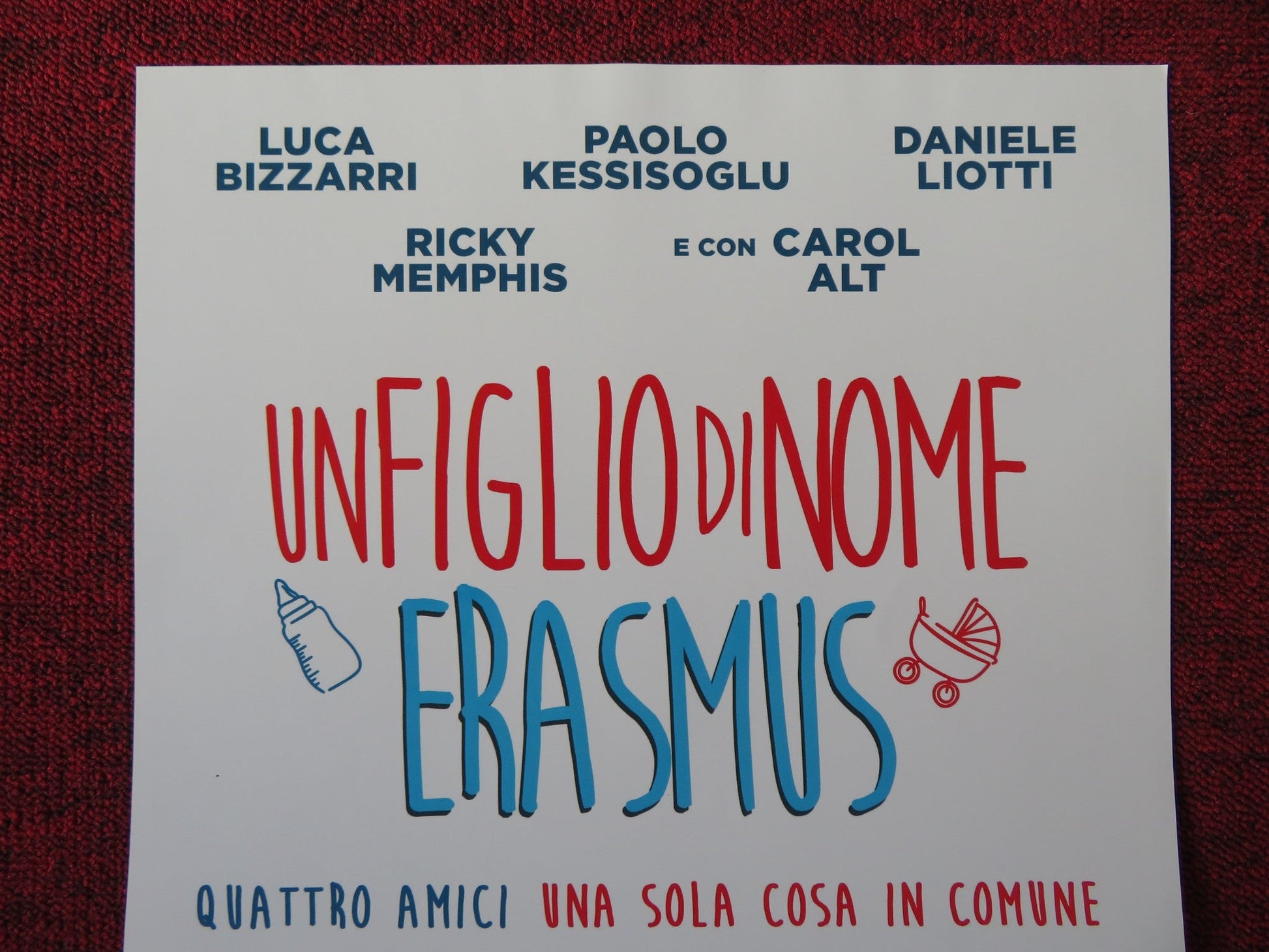 UN FIGLIO DI NOME ERASMUS ITALIAN LOCANDINA POSTER LUCA BIZZARRI 2020 Rendezvous Cinema Movie posters