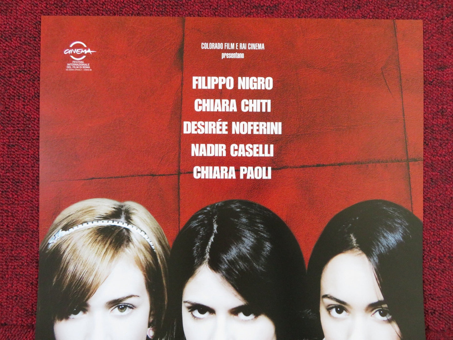 UN GIOCO DA RAGAZZE ITALIAN LOCANDINA POSTER FILIPPO NIGRO CHIARA CHITI 2008 Rendezvous Cinema Movie posters