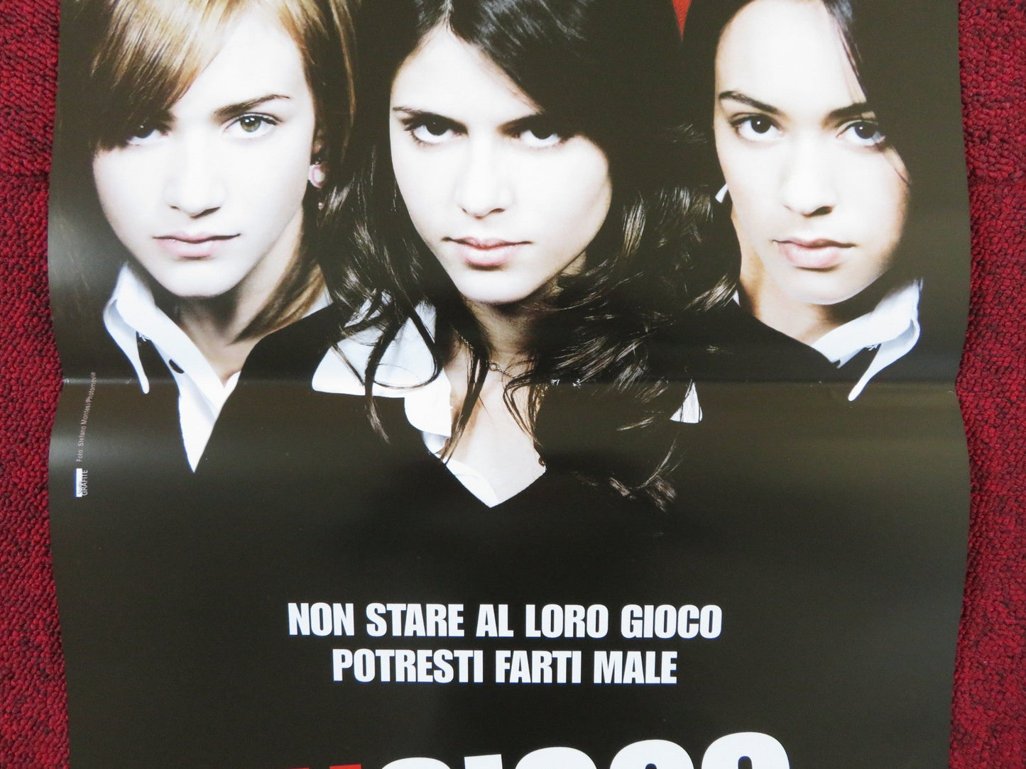 UN GIOCO DA RAGAZZE ITALIAN LOCANDINA POSTER FILIPPO NIGRO CHIARA CHITI 2008 Rendezvous Cinema Movie posters