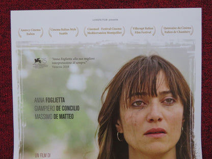 UN GIORNO ALL'IMPROVVISO ITALIAN LOCANDINA POSTER ANNA FOGLIETTA 2018 Rendezvous Cinema Movie posters