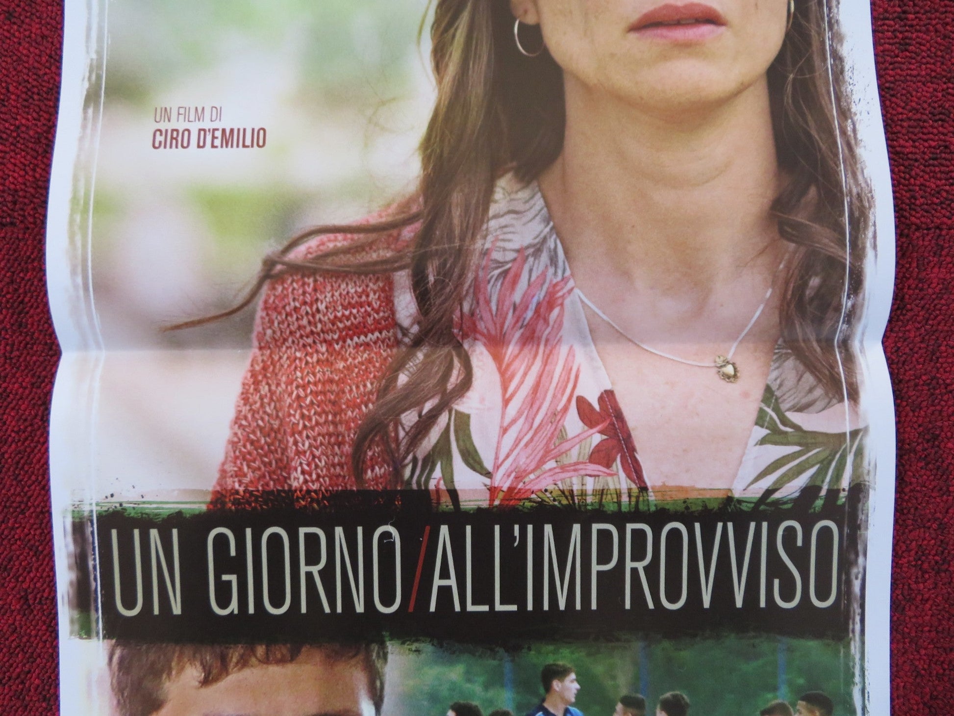 UN GIORNO ALL'IMPROVVISO ITALIAN LOCANDINA POSTER ANNA FOGLIETTA 2018 Rendezvous Cinema Movie posters