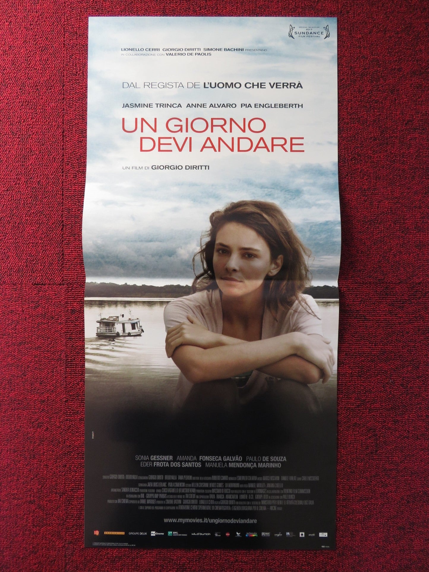 UN GIORNO DEVI ANDARE ITALIAN LOCANDINA POSTER JASMINE TRINCA ANNE ALVARO 2013 Rendezvous Cinema Movie posters