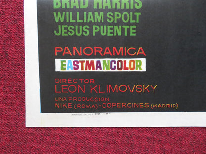 UN HOMBRE VIENE A MATAR ARGENTINIAN POSTER RICHARD STAPLEY BRAD HARRIS 1967 Rendezvous Cinema Movie posters