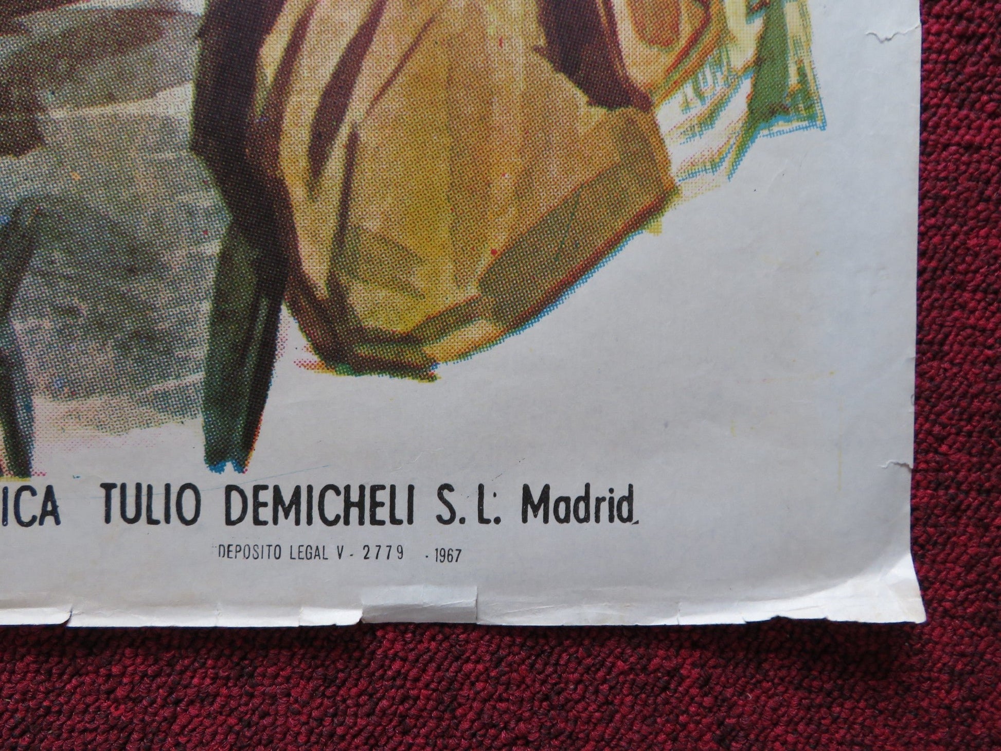 UN HOMBRE Y UN COLT SPANISH POSTER ROBERT HUNDAR FERNANDO SANCHO 1967 Rendezvous Cinema Movie posters