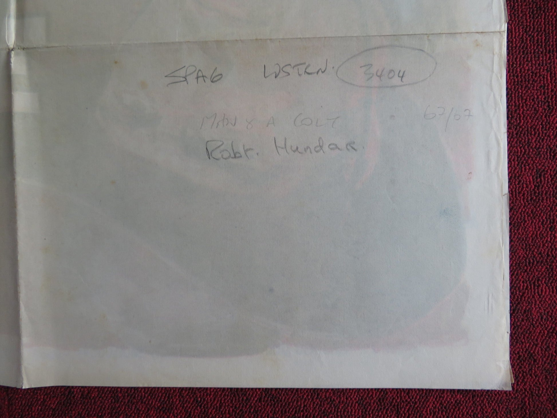 UN HOMBRE Y UN COLT SPANISH POSTER ROBERT HUNDAR FERNANDO SANCHO 1967 Rendezvous Cinema Movie posters