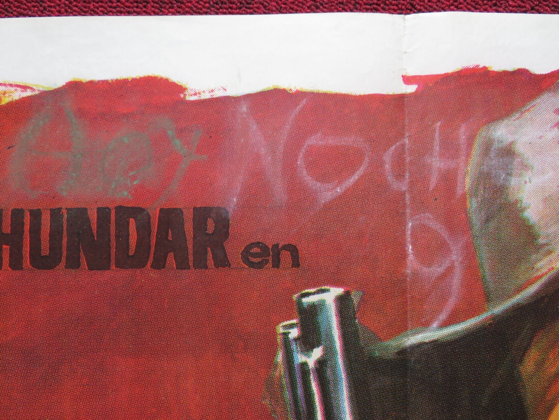 UN HOMBRE Y UN COLT SPANISH POSTER ROBERT HUNDAR FERNANDO SANCHO 1967 Rendezvous Cinema Movie posters