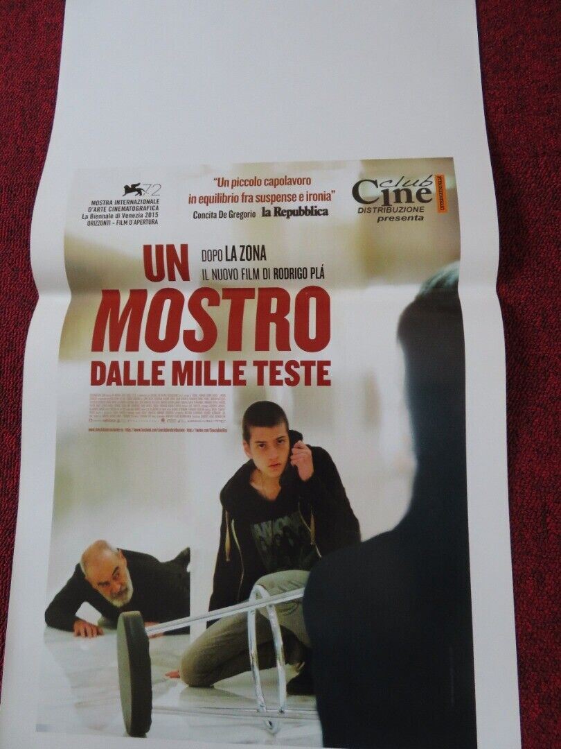 UN MOSTRO DALLE MILLE TESTE ITALIAN LOCANDINA (26.5"x13") POSTER JANA RALUY 2015 Movie posters