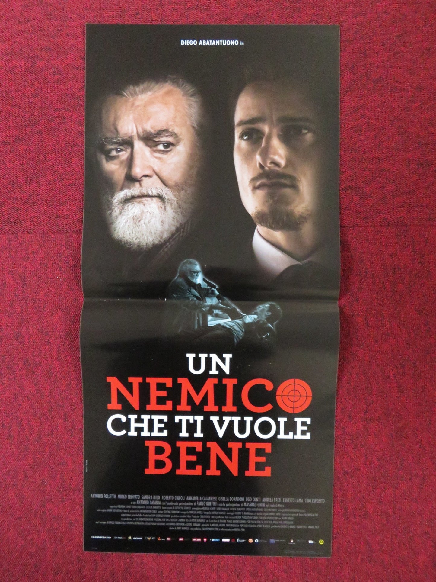 UN NEMICO CHE TI VUOLE BENE ITALIAN LOCANDINA POSTER ANTONIO FOLLETTO 2018 Rendezvous Cinema Movie posters