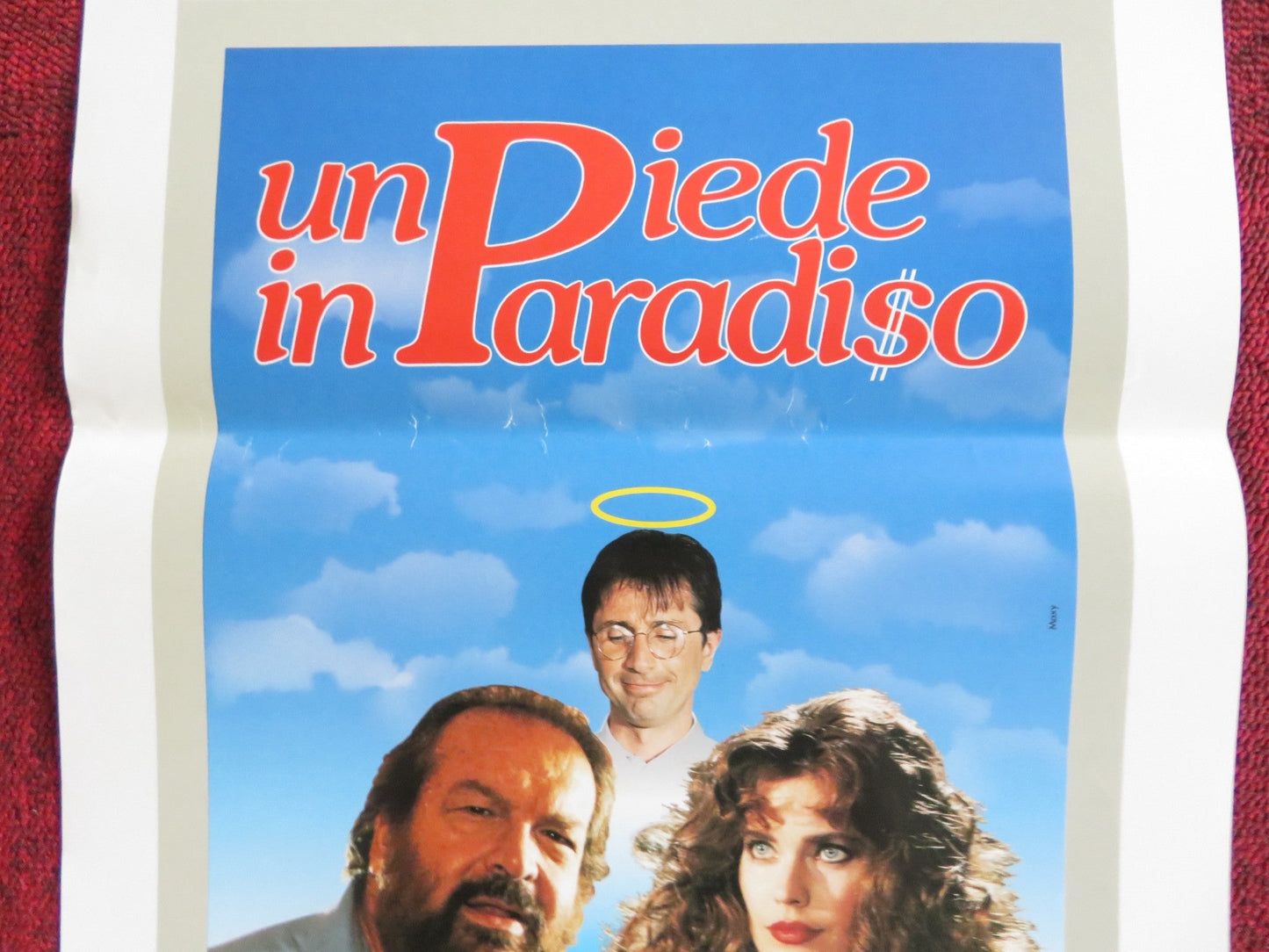 UN PIEDE IN PARADISO ITALIAN LOCANDINA POSTER BUD SPENCER CAROL ALT 1991 Rendezvous Cinema Movie posters