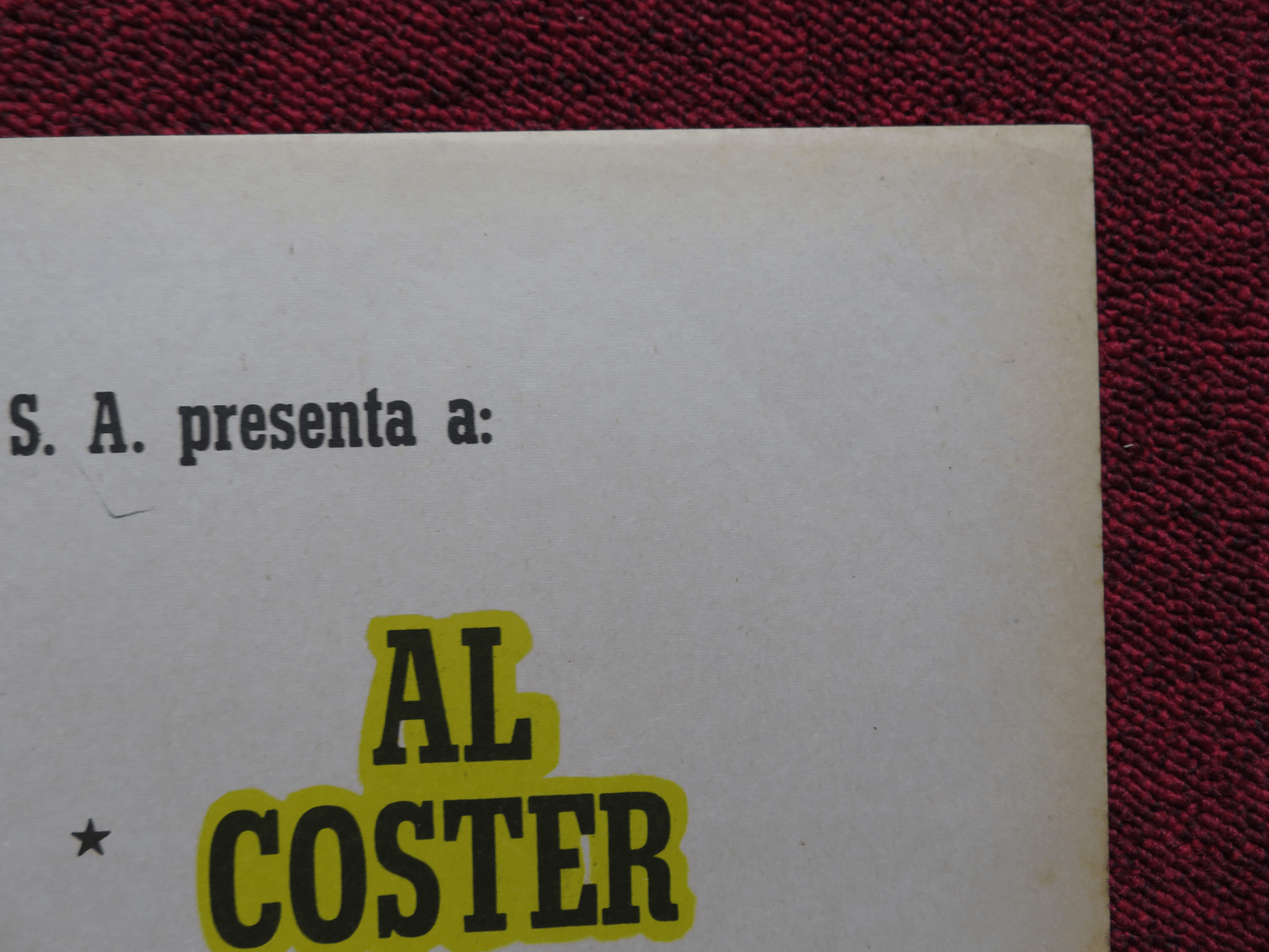 UN PIRATA DE DOCE ANOS FOLDED MEXICAN POSTER HUGO STIGLITZ AL COSTER 1972 Rendezvous Cinema Movie posters