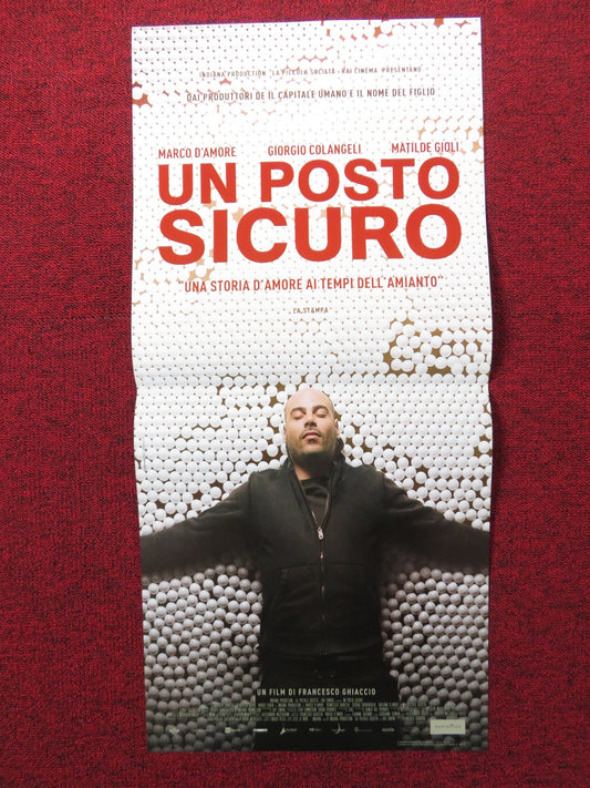 UN POSTO SICURO ITALIAN LOCANDINA POSTER MARCO D'AMORE GIORGIO COLANGELI 2015 Rendezvous Cinema Movie posters