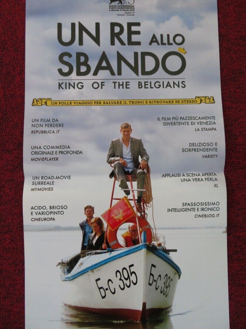 UN RE ALLO SBANDO ITALIAN LOCANDINA (26.5"x12.5") POSTER PETER VAN DEN 2016 Rendezvous Cinema Movie posters