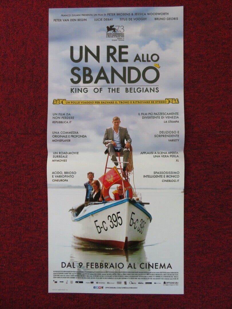 UN RE ALLO SBANDO ITALIAN LOCANDINA (26.5"x12.5") POSTER PETER VAN DEN 2016 Rendezvous Cinema Movie posters