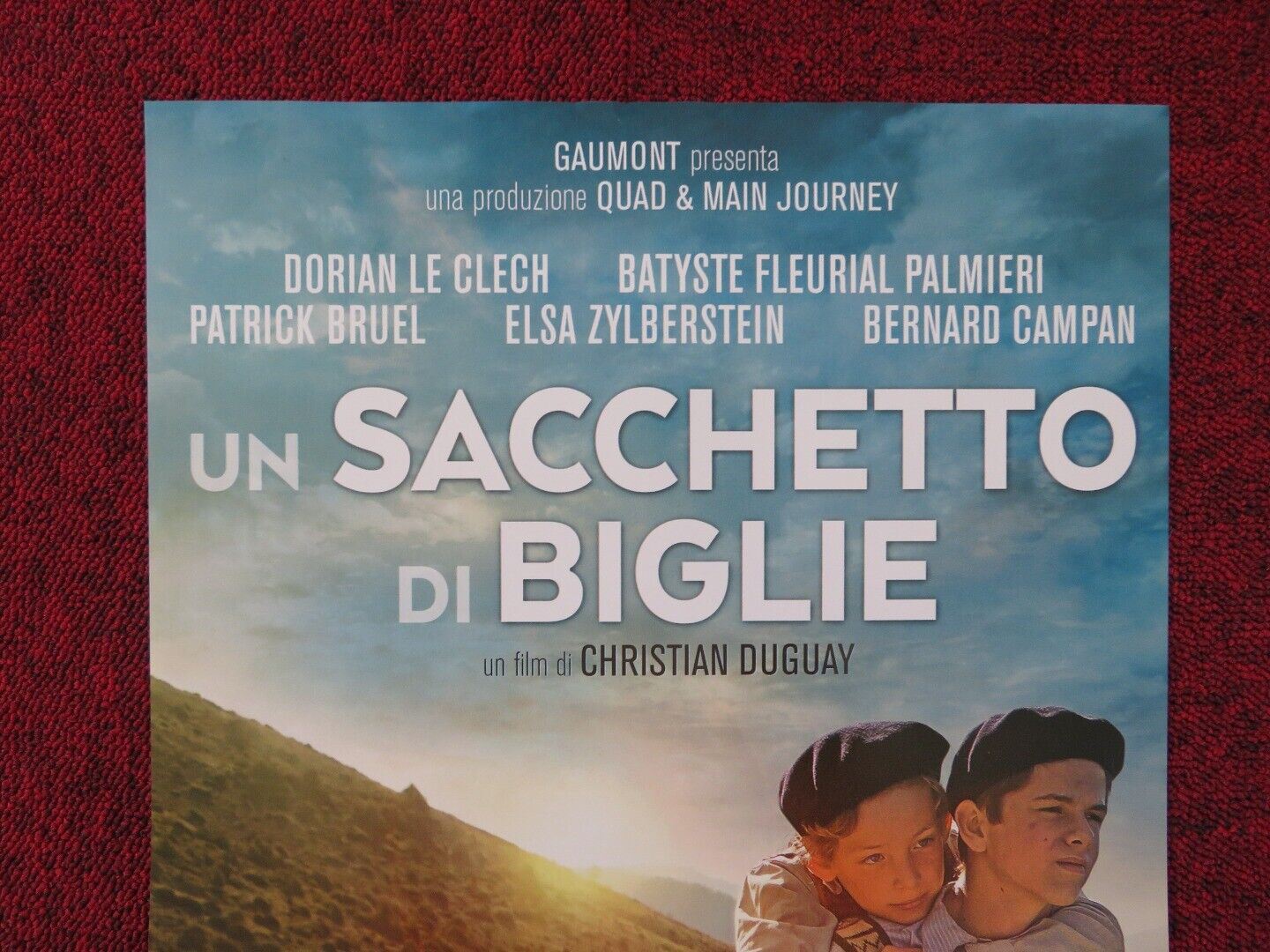 UN SACCHETTO DI BIGLIE ITALIAN LOCANDINA (26.5"x12.5") POSTER P BRUEL 2017 Rendezvous Cinema Movie posters