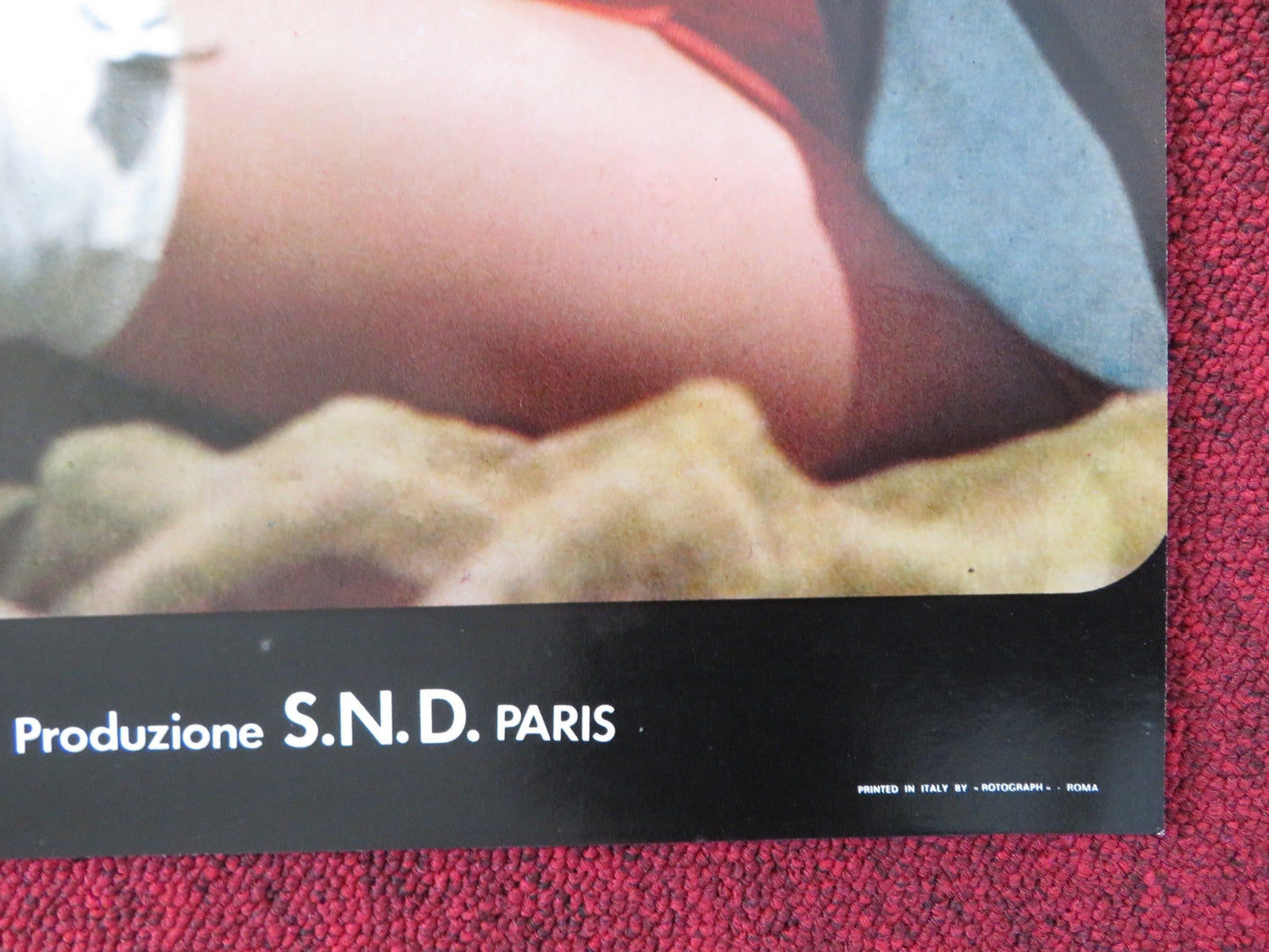 UN SOFFIO DI PIACERE - A ITALIAN FOTOBUSTA POSTER LEA MASSARI ROCHEFORT 1970 Rendezvous Cinema Movie posters