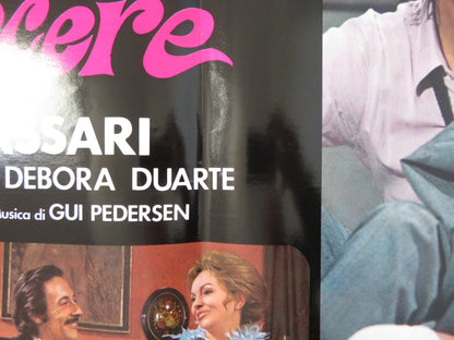 UN SOFFIO DI PIACERE - E ITALIAN FOTOBUSTA POSTER LEA MASSARI ROCHEFORT 1970 Rendezvous Cinema Movie posters