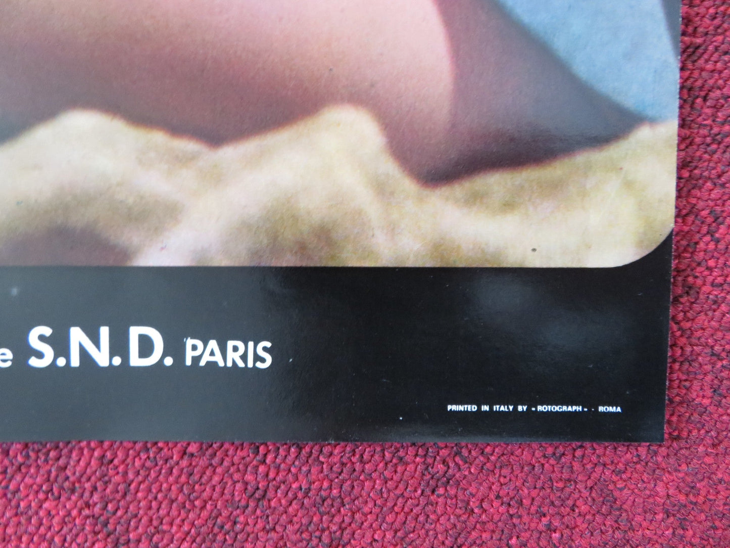 UN SOFFIO DI PIACERE - E ITALIAN FOTOBUSTA POSTER LEA MASSARI ROCHEFORT 1970 Rendezvous Cinema Movie posters