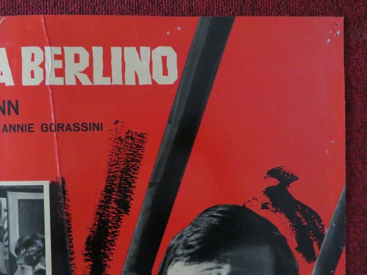 UN TRENO E' FERMO A BERLINO / STOP TRAIN 349 ITALIAN FOTOBUSTA POSTER 1963 - Rendezvous Cinema