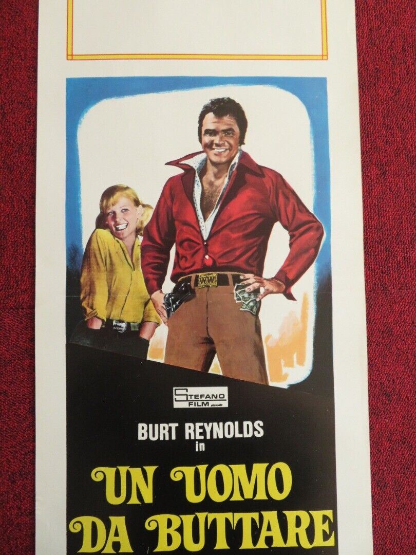 UN UOMO DA BUTTARE ITALIAN LOCANDINA (27.5"x12.5") POSTER 1975 Rendezvous Cinema Movie posters