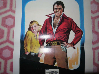 UN UOMO DA BUTTARE ITALIAN LOCANDINA (27.5"x12.5") POSTER BURT REYNOLDS 1978 Movie posters