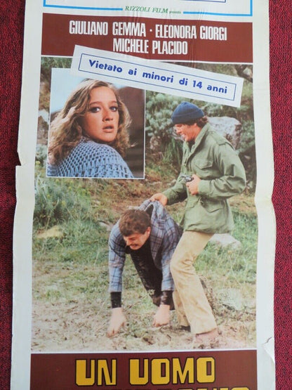 UN UOMO IN GINOCCHIO ITALIAN LOCANDINA(27.5"x13.5") POSTER GIUKIANO GEMMA 1979 Movie posters