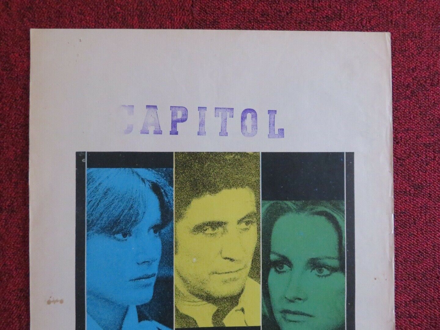 UN UOMO LIBERO / A Free Man ITALIAN LOCANDINA (27.5"x13") POSTER 1973 Movie posters