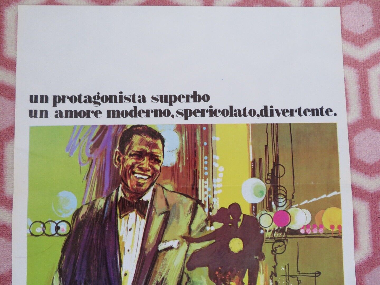 UN UOMO PER IVY /For Love of Ivy ITALIAN LOCANDINA (27.5"x 12.5") POSTER 1968 - Rendezvous Cinema
