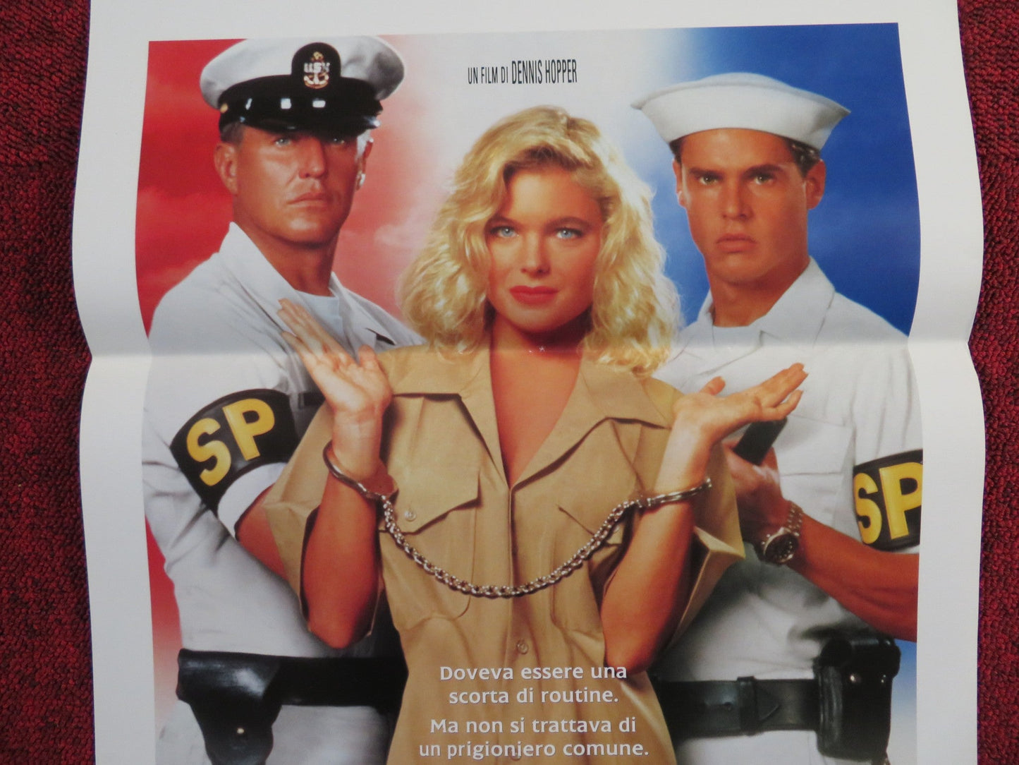 UNA BIONDA SOTTO SCORTA / CHASERS ITALIAN LOCANDINA POSTER BERENGER ELENIAK 1994 Rendezvous Cinema Movie posters