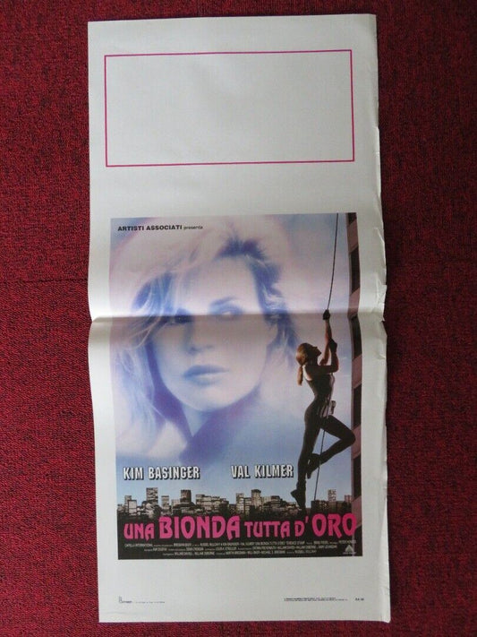 UNA BIONDA TUTTA D'ORO ITALIAN LOCANDINA (27.5"x13") POSTER KIM BASINGER 1993 - Rendezvous Cinema