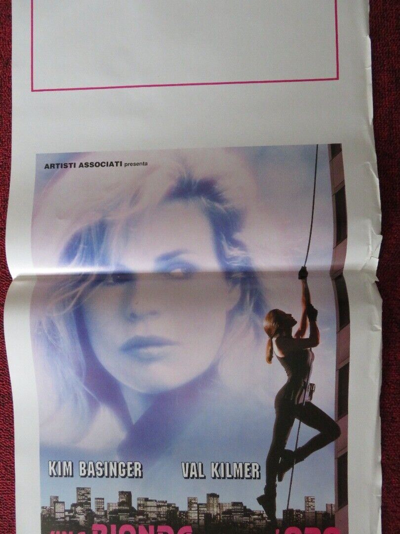 UNA BIONDA TUTTA D'ORO ITALIAN LOCANDINA (27.5"x13") POSTER KIM BASINGER 1993 - Rendezvous Cinema